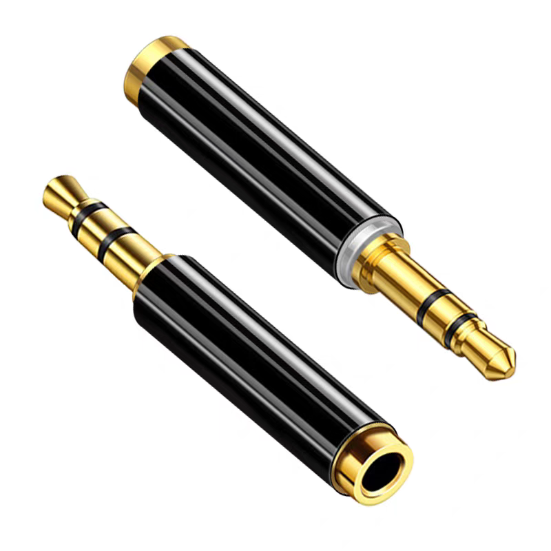 Cable Extension 3.5 - كابل محول صوتي ستيريو مطلي بالذهب،