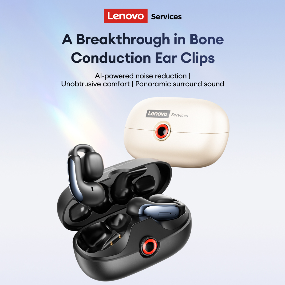 Wireless Earbuds Tws - لينوفو LES-108 العظام التوصيل TWS الأذن