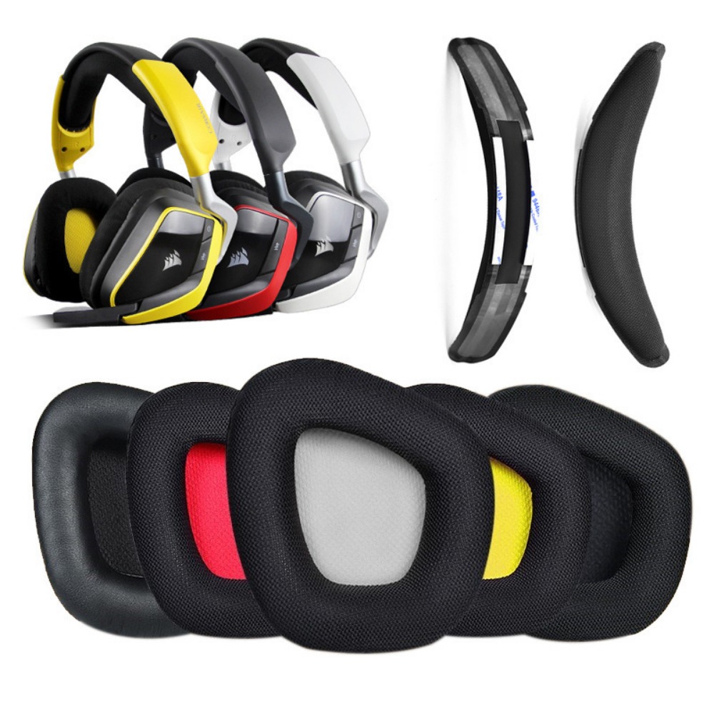 Gaming Headset Rgb - Ivinxy وسادات الأذن رغوة الذاكرة غطاء