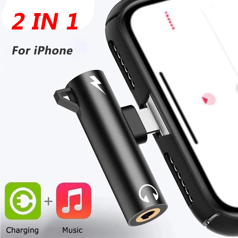 Earphone Splitter Jack - 2 In1 محول الفاصل آيفون 14