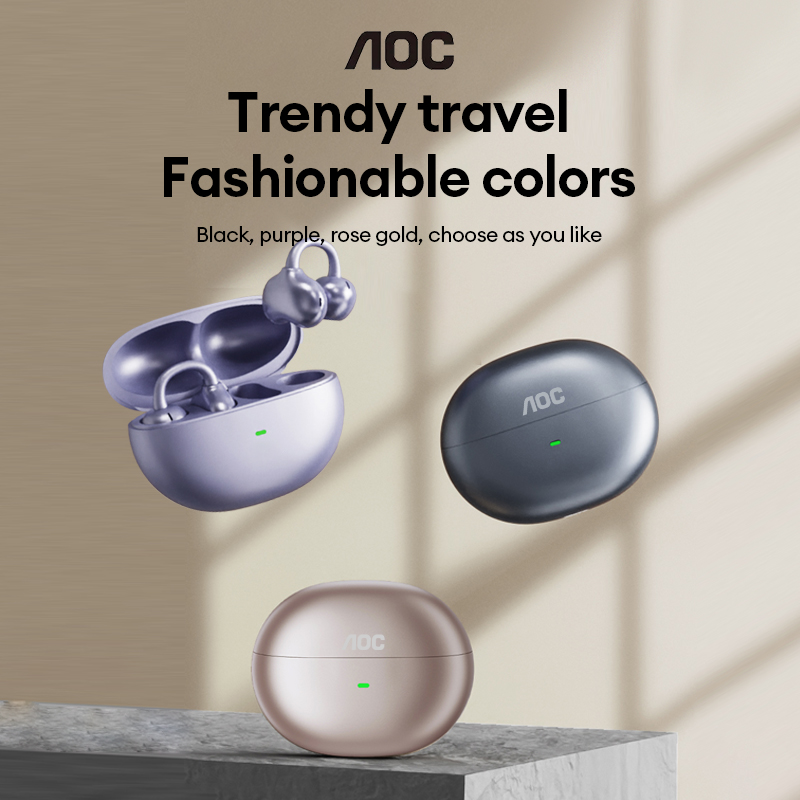 Wired Earphone Mic - سماعات أذن لاسلكية AOC ACD2544 بتقنية