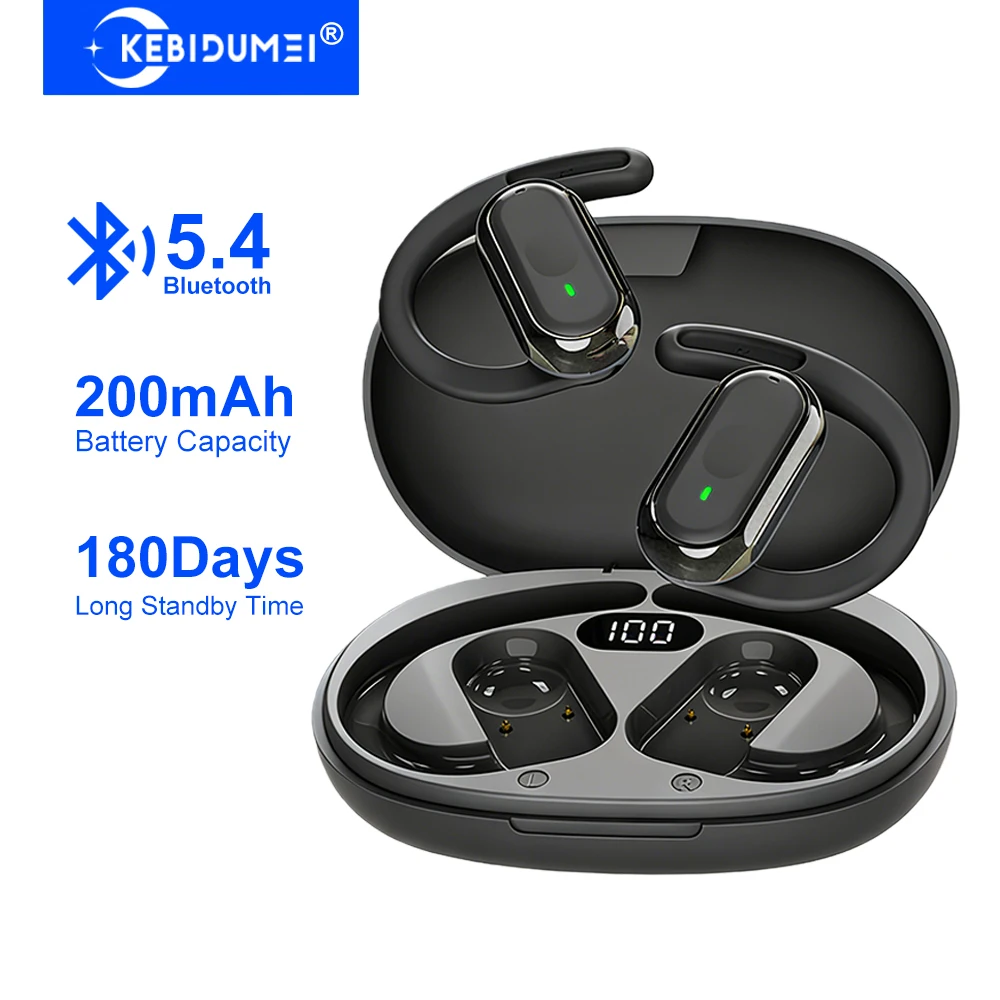 Sports Earphone Hook - KEBIDUMEI مفتوح الأذن بلوتوث 5.4 سماعات