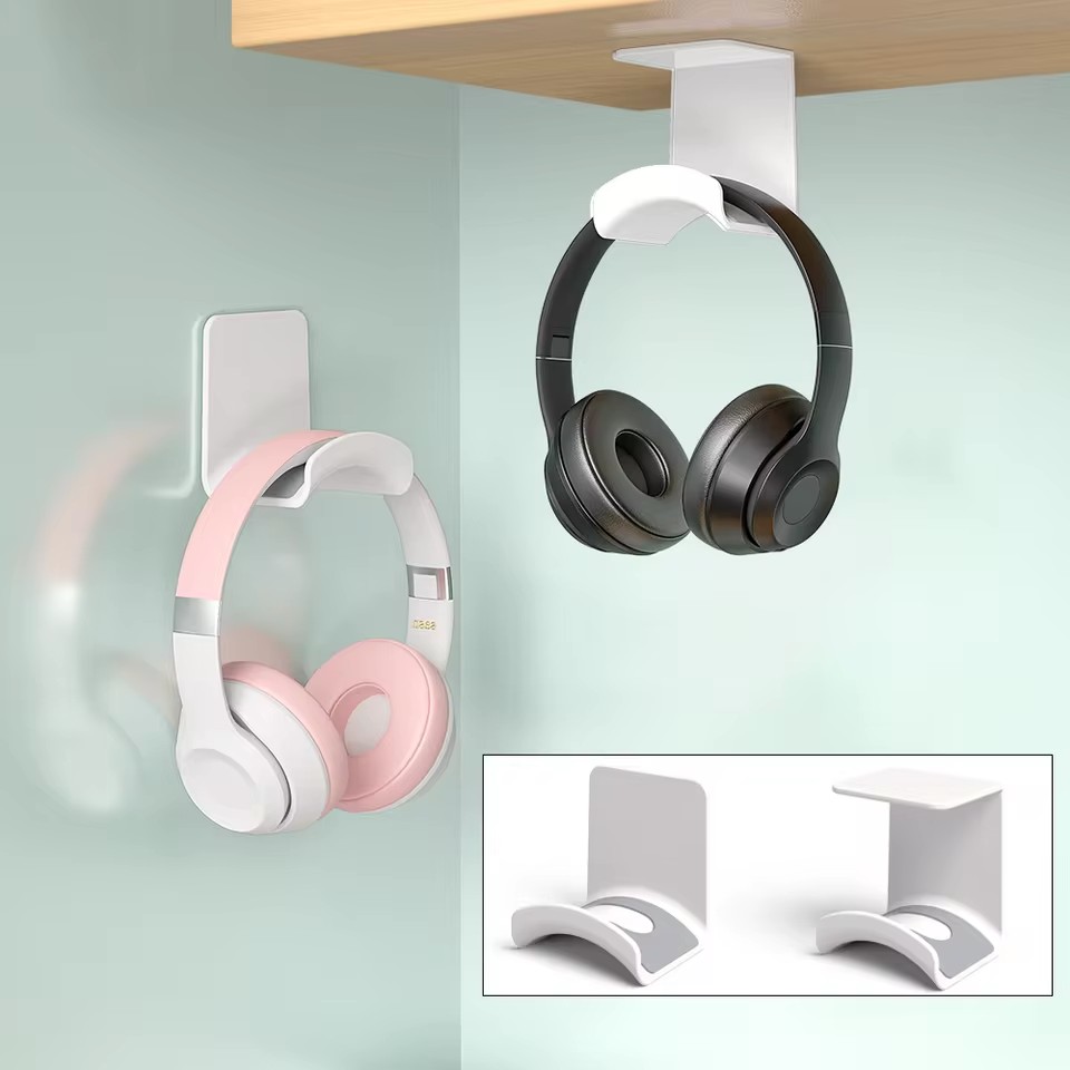 Headphone Stand Desk - حامل سماعات رأس عالمي من البلاستيك