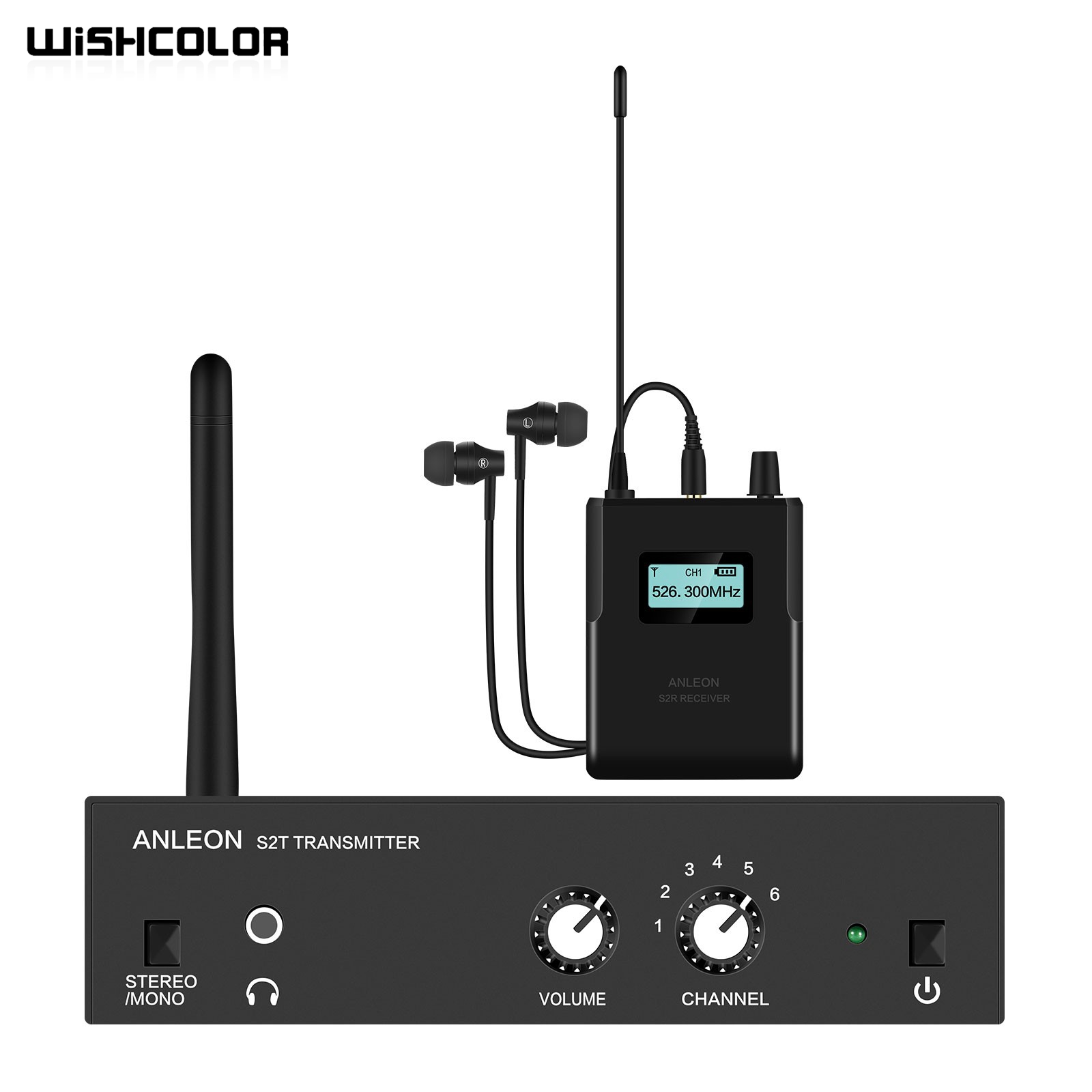 In Ear Monitor Iem - Wishcolor ANLEON S2 526-535MHz في نظام