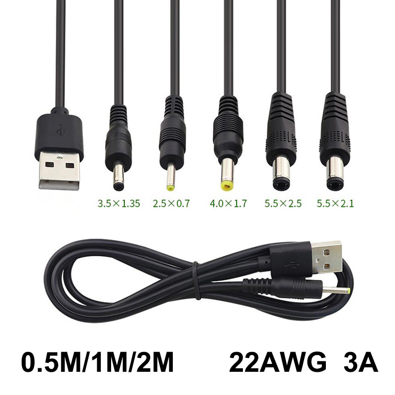 Cable Extension 3.5 - 0.5M 1M 2M USB نوع وذكر