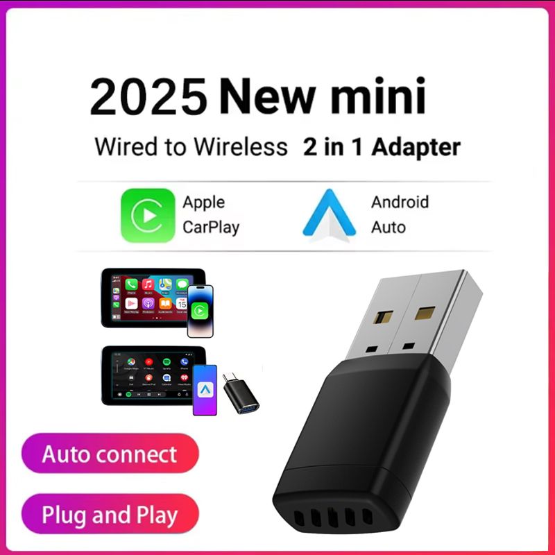 Bluetooth Adapter Receiver - محول لاسلكي ذكي CarPlay لاسلكي Android