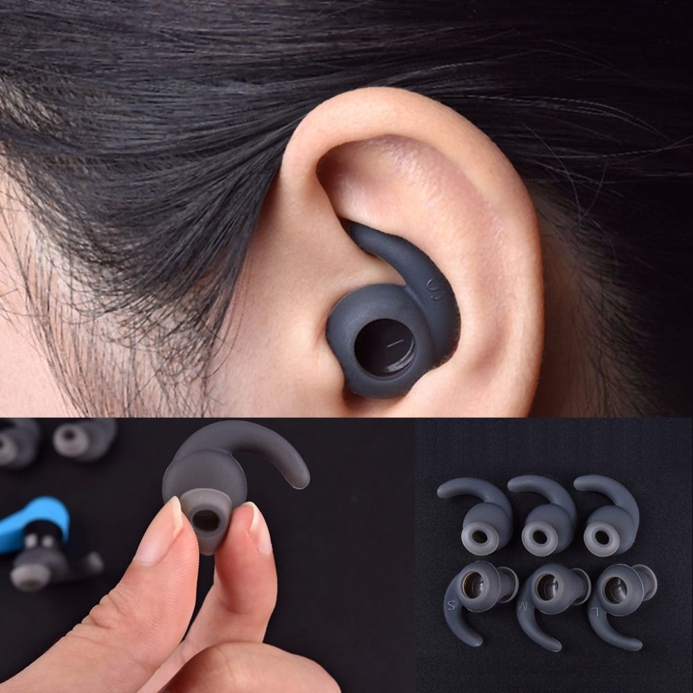 Sports Earphone Hook - غطاء رأس رياضي من السيليكون ،