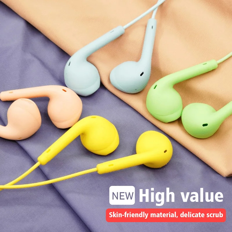 Wired Earphone Mic - سماعات أذن ستيريو عالمية 3.5 ملم