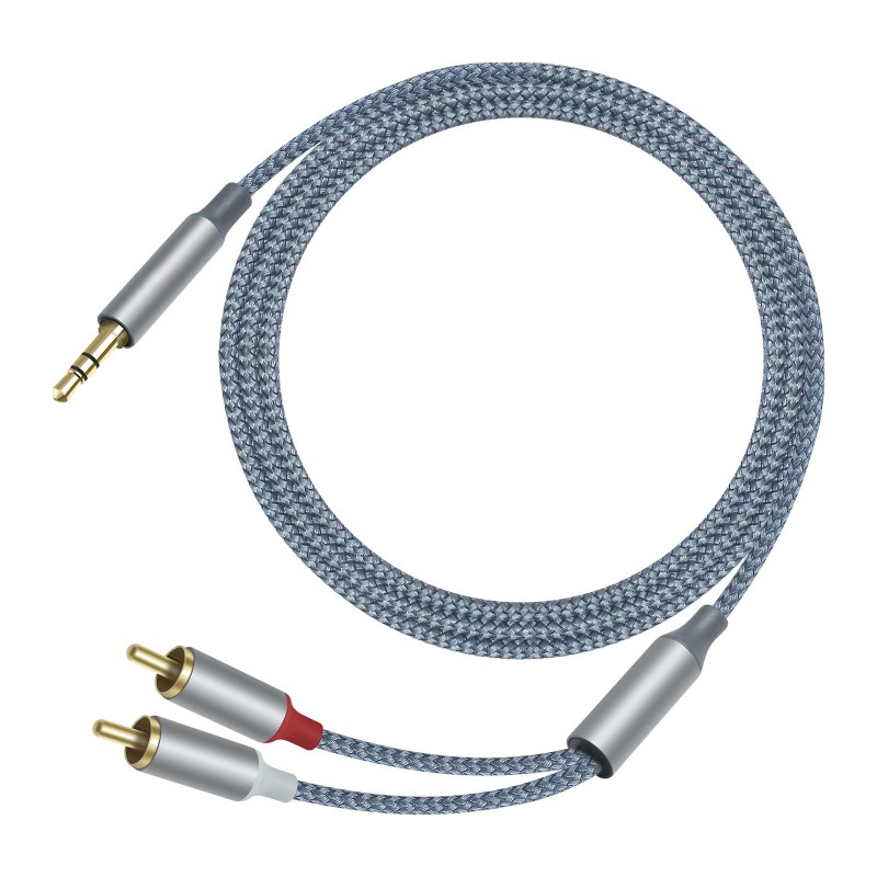 Audio Splitter Y - 3 قطعة Hifi Y الفاصل محول