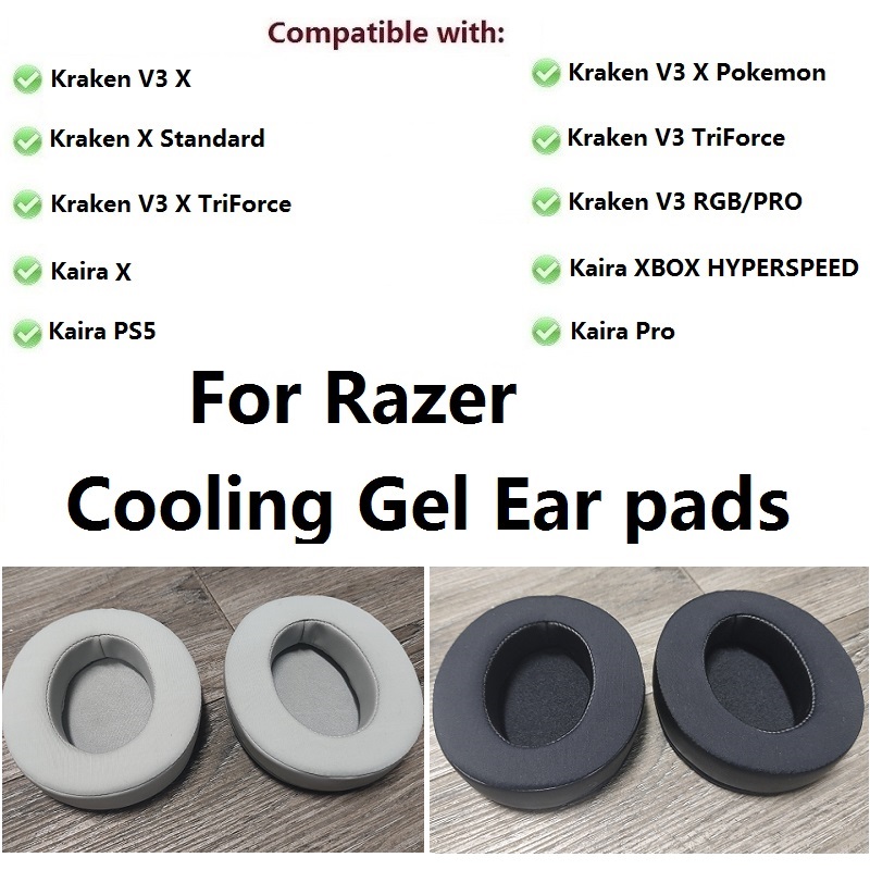 Gaming Headset Rgb - وسادات أذن من هلام التبريد لجهاز