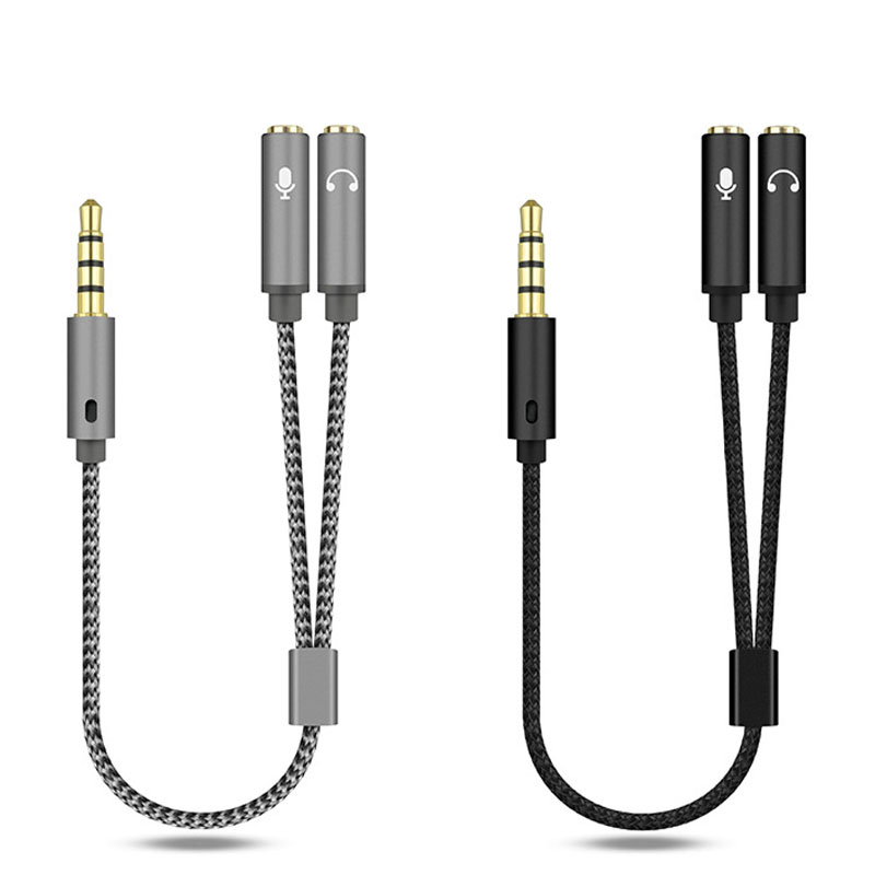 Audio Splitter Y - جهاز تقسيم صوت Y-Jack لسماعات الأذن