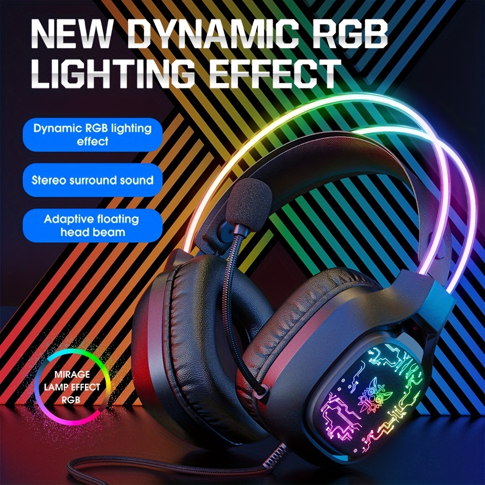 Gaming Headset Rgb - ONIKUMA-X22 سماعة الألعاب مع ميكروفون إلغاء