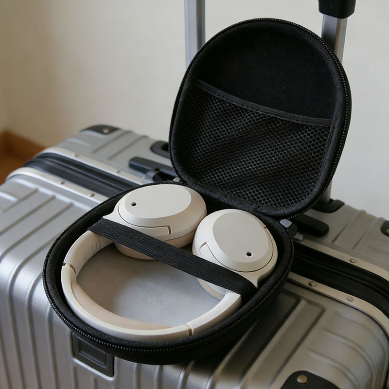Headphone Case Hard - حقيبة صلبة متعددة الوظائف من مادة