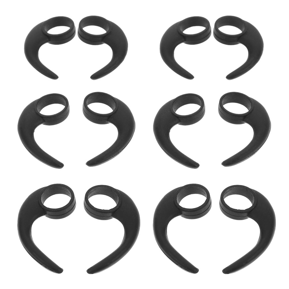 Silicone Ear Tip Replacement - 12 قطعة من أغطية سماعات الأذن