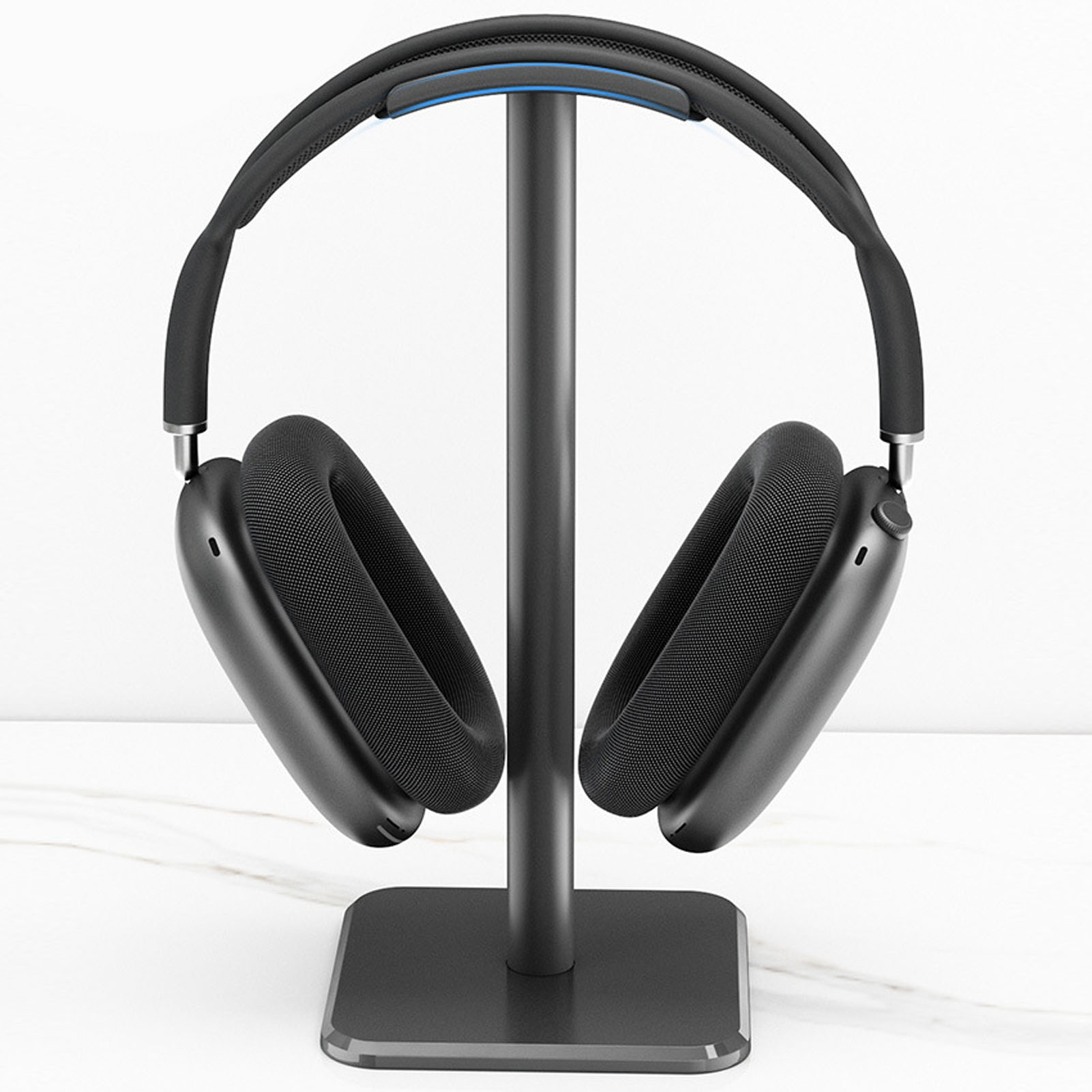 Headphone Stand Desk - حامل سماعة الرأس بزاوية مستديرة وقاعدة