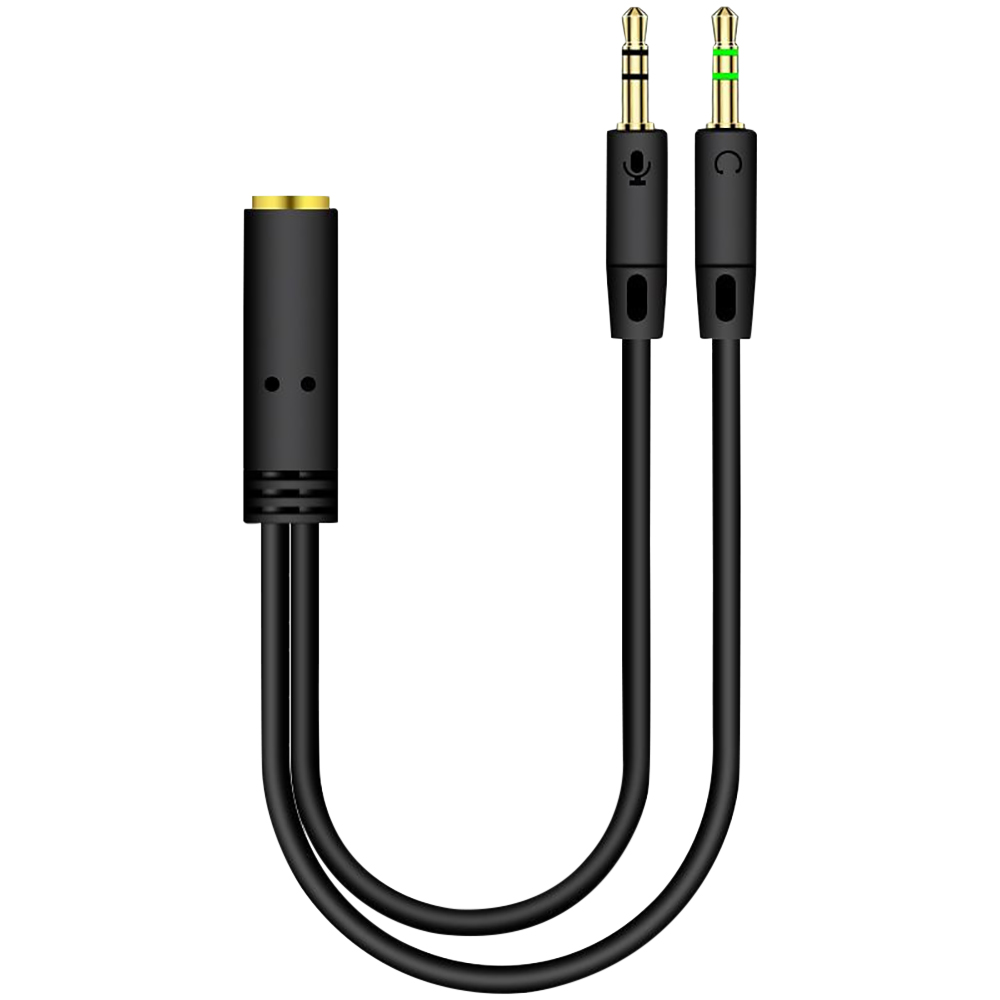 Earphone Splitter Jack - 3.5 مللي متر جاك 2 ذكر