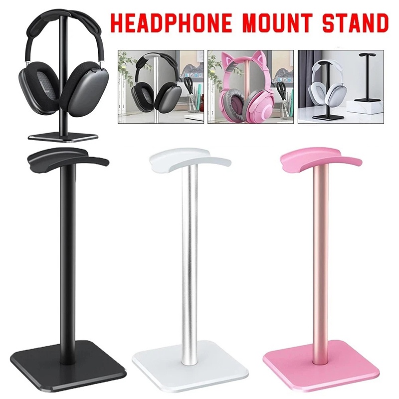 Headphone Stand Desk - حامل سماعات رأس بلاستيكي عالمي، منظم