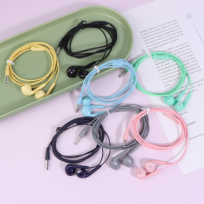 Wired Earphone Mic - U19 سماعات أذن سلكية ذات سطح