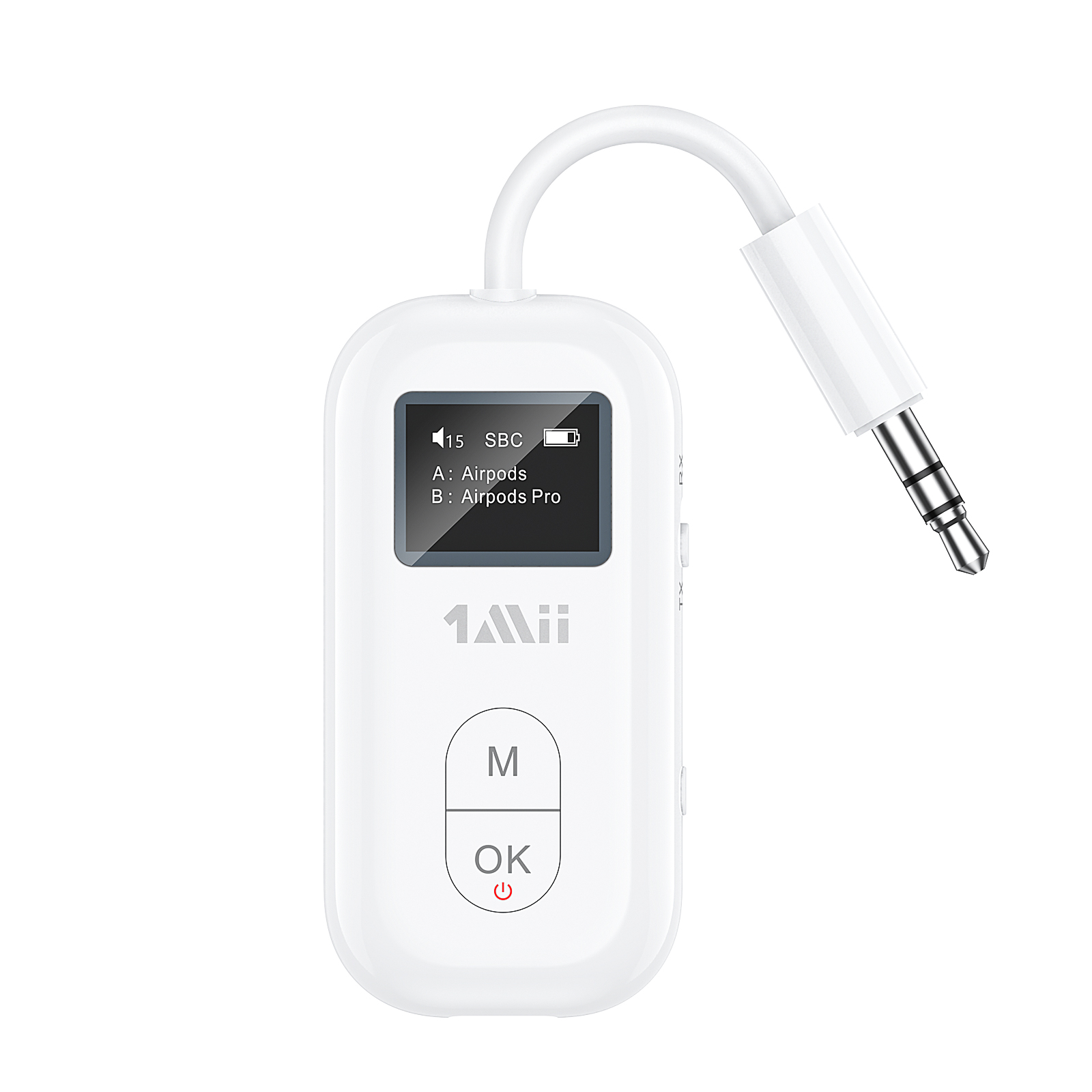 Bluetooth Adapter Receiver - محول بلوتوث 1Mii للطائرات بمنفذ 3.5