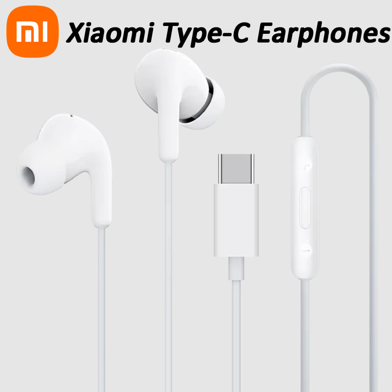 Wired Earphone Mic - سماعات أذن شاومي الأصلية الجديدة لعام