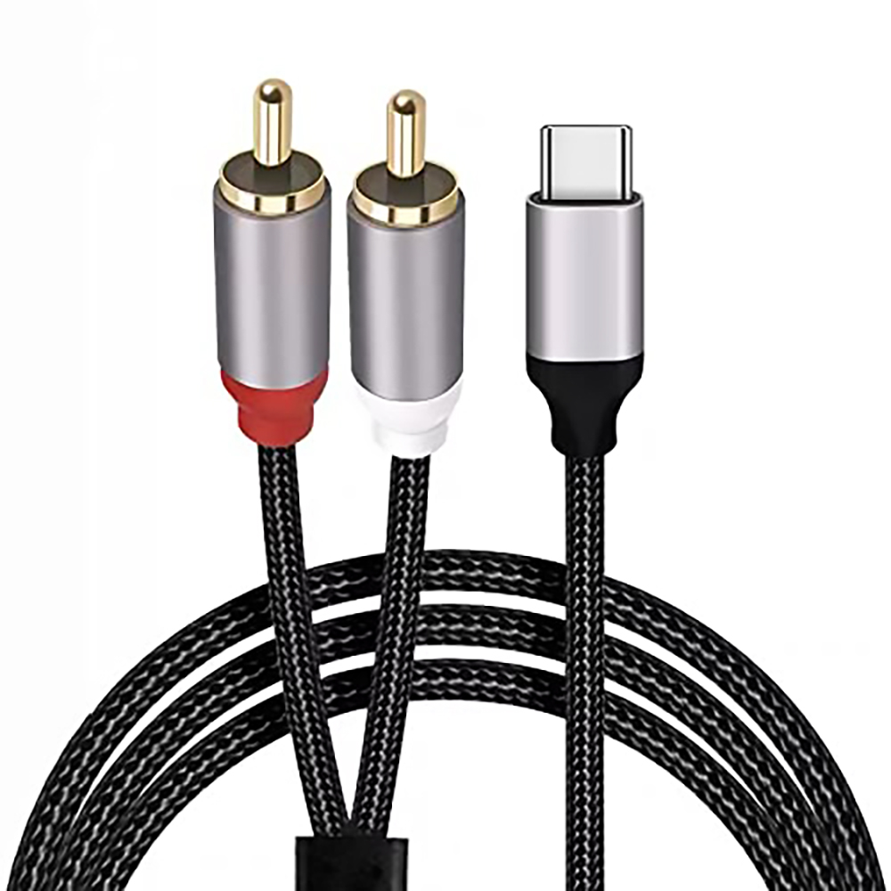 Earphone Splitter Jack - كابل صوت USB C إلى 2