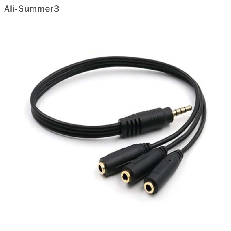 3.5 مللي متر 3 طريقة ميناء Aux - مراجعة Earphone Splitter Jack وسعره
