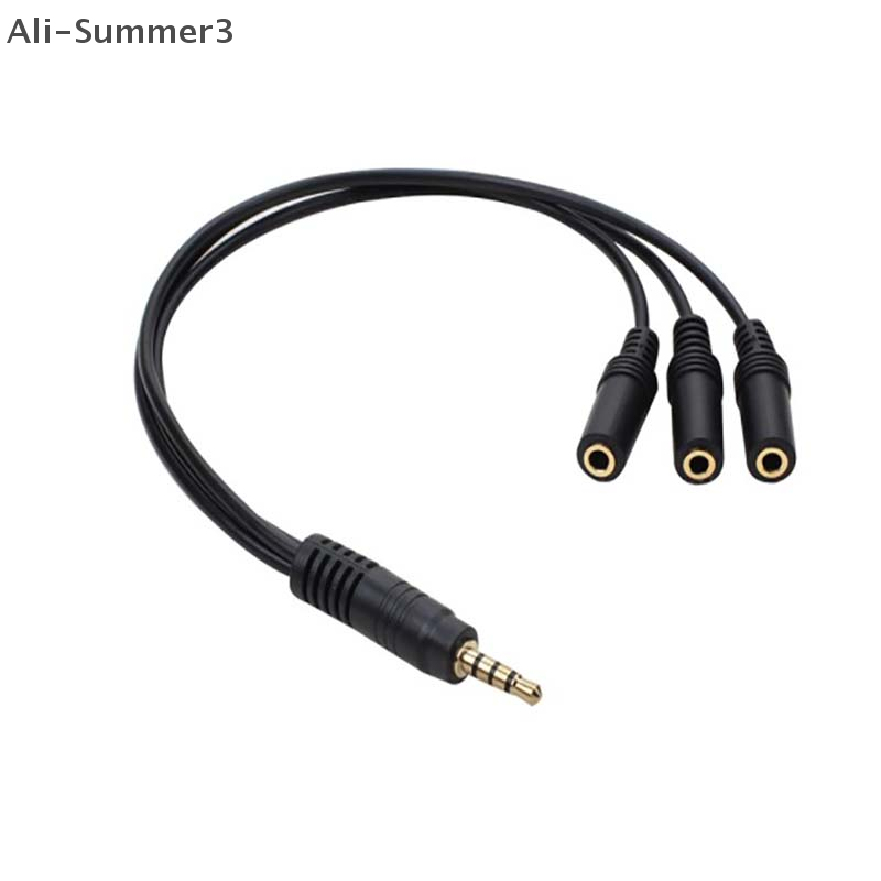3.5 مللي متر 3 طريقة ميناء Aux - مراجعة Earphone Splitter Jack وسعره