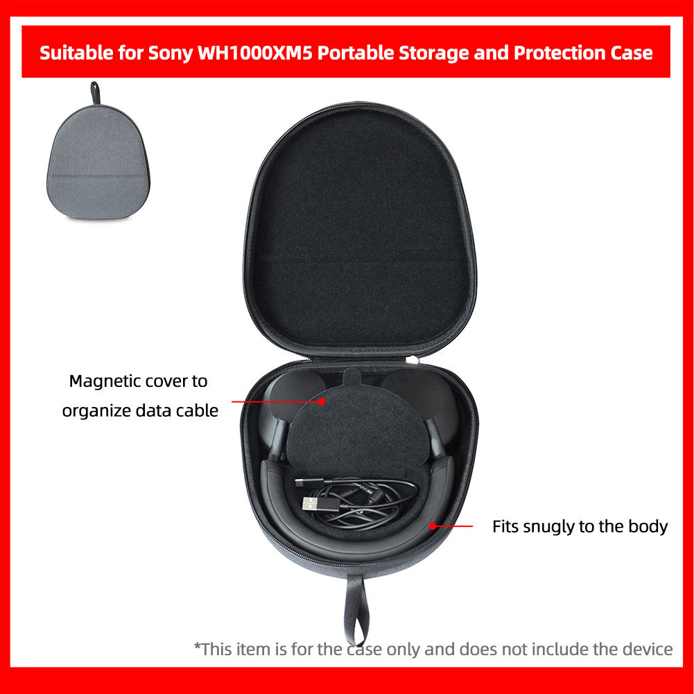 حقيبة حمل صلبة مقاومة للصدمات، - مراجعة Headphone Case Hard وسعره