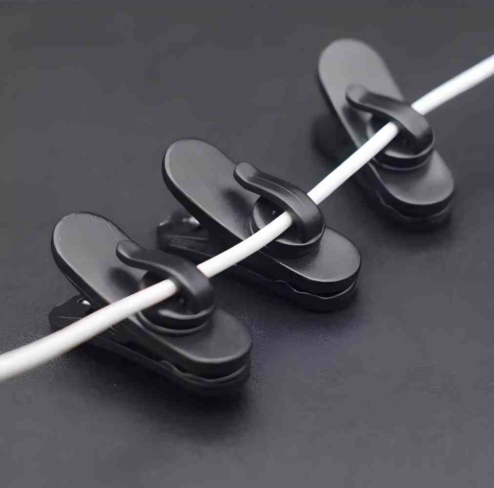 10 قطع من مشابك كابلات سماعات  - مراجعة Headphone Stand Desk وسعره