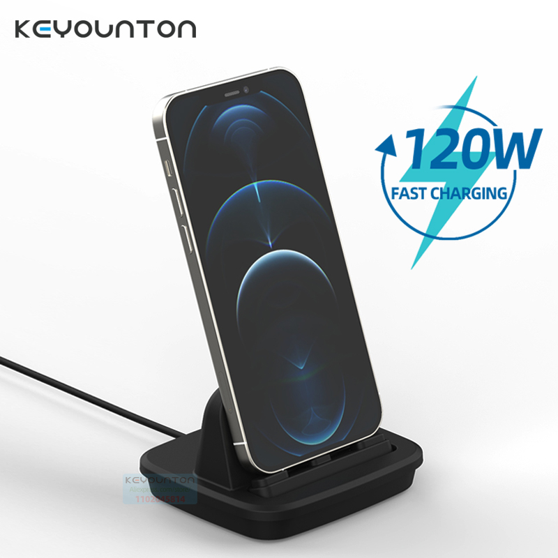 حامل شحن لاسلكي 120 واط مع منف - مراجعة Usb C Earphone وسعره