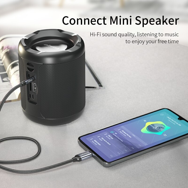 Essager Usb C إلى من من من من  - مراجعة Earphone Splitter Jack وسعره