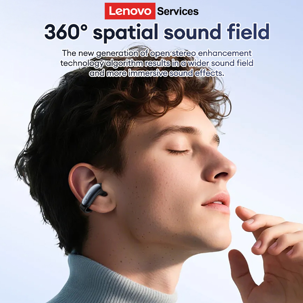 لينوفو LES-108 العظام التوصيل  - مراجعة Wireless Earbuds Tws وسعره
