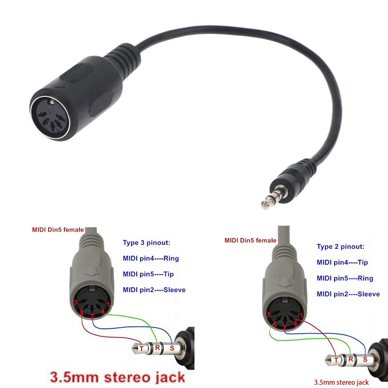 [جديد] كابل محول MIDI Din 5 إل - مراجعة Cable Extension 3.5 وسعره