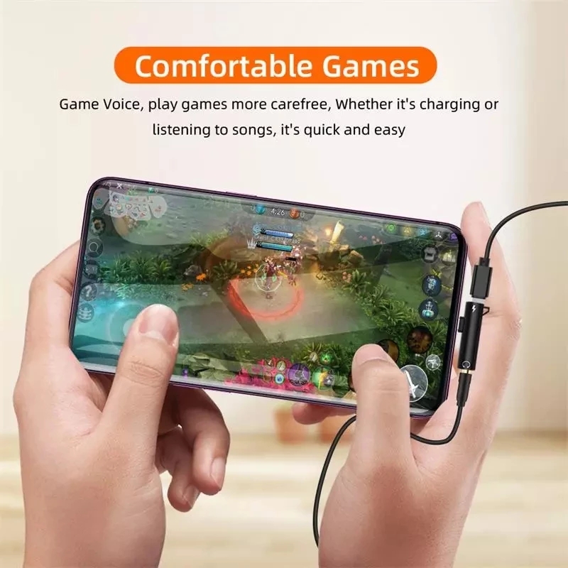 2 In1 محول الفاصل آيفون 14 13  - مراجعة Earphone Splitter Jack وسعره