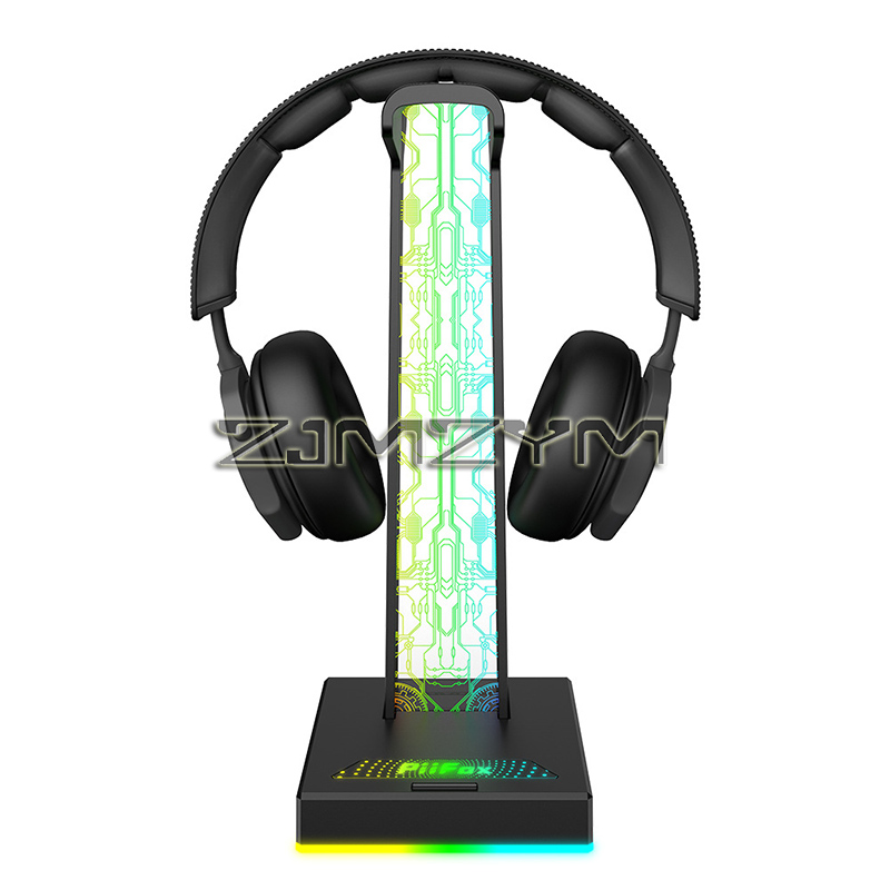 RGB سماعة الألعاب حامل المزدوج - مراجعة Gaming Headset Rgb وسعره
