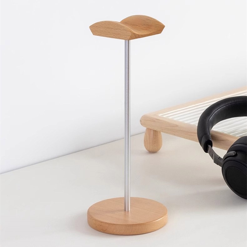 حامل سماعات رأس من خشب الجوز ا - مراجعة Headphone Stand Desk وسعره