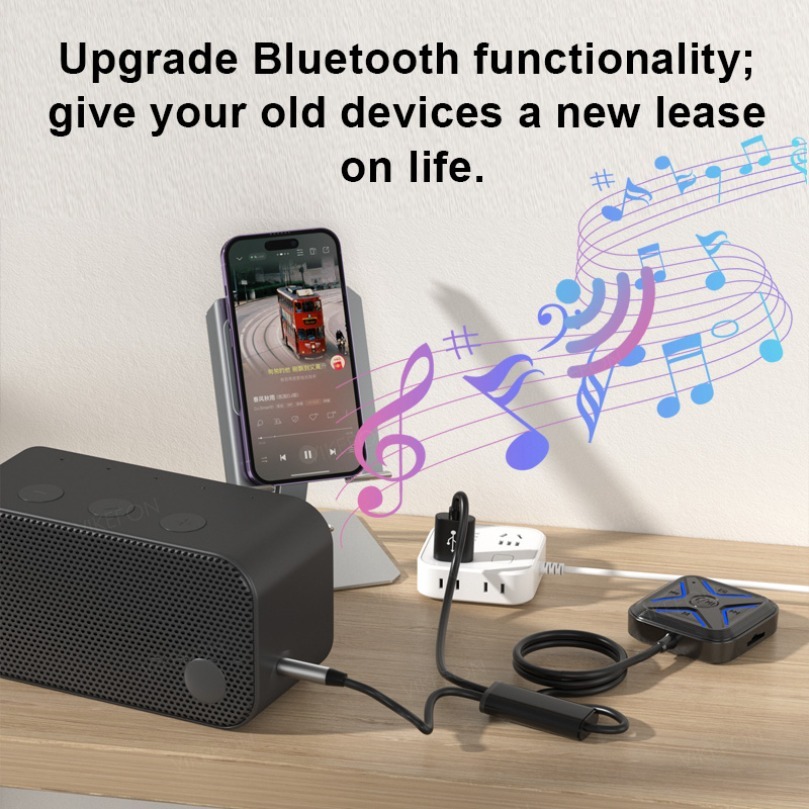 محول بلوتوث 5.3 عالمي للسيارة  - مراجعة Bluetooth Adapter Receiver وسعره