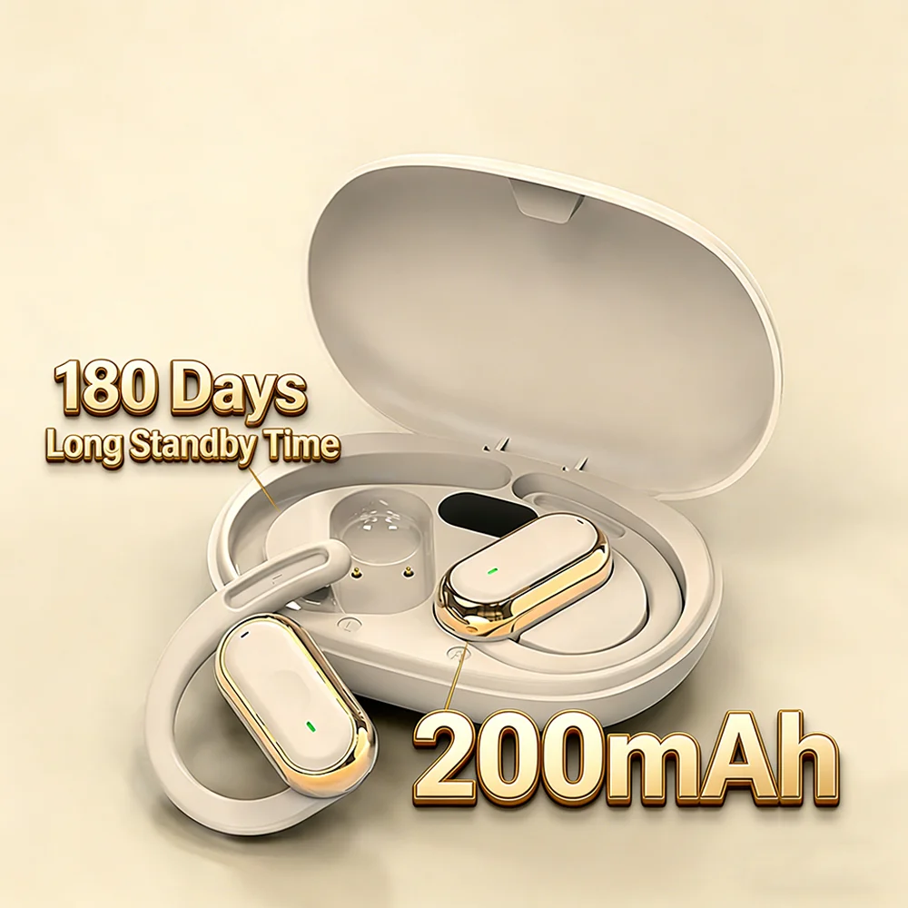 KEBIDUMEI مفتوح الأذن بلوتوث 5 - مراجعة Sports Earphone Hook وسعره