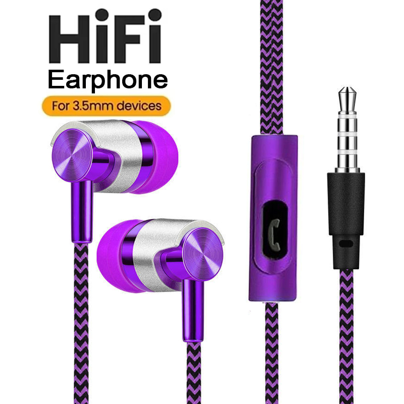 سماعات أذن سلكية 3.5 ملم مع مي - مراجعة Wired Earphone Mic وسعره