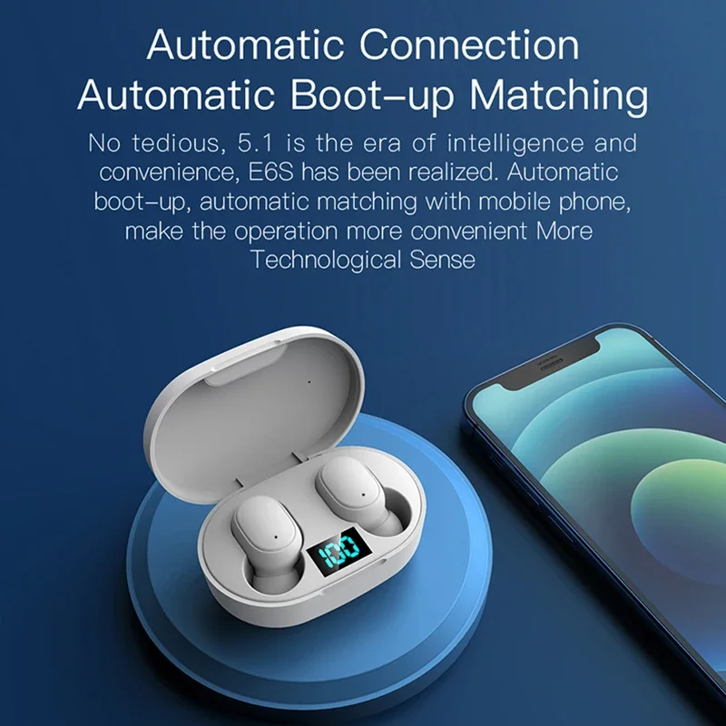 سماعات أذن لاسلكية جديدة E6S ب - مراجعة Bluetooth Headset On Ear وسعره