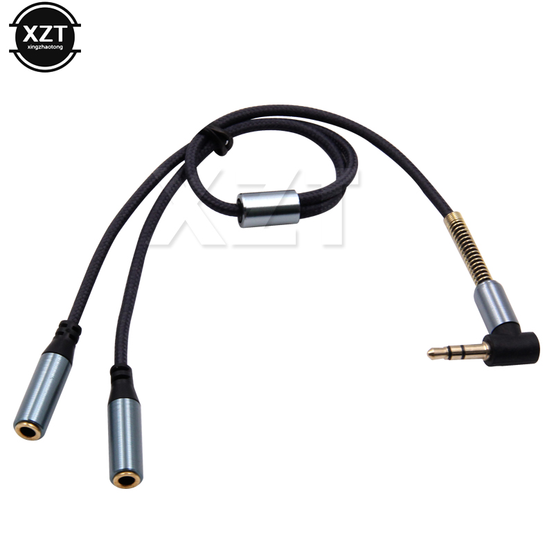3.5 مللي متر 1 إلى 2 الصوت Aux - مراجعة Earphone Splitter Jack وسعره