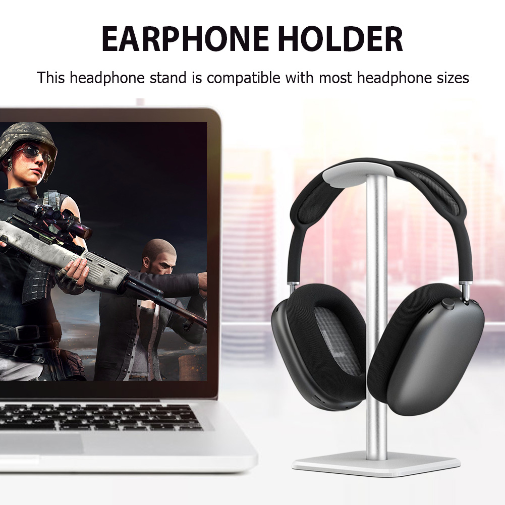 حامل سبائك الألومنيوم لسماعة ا - مراجعة Headphone Stand Desk وسعره