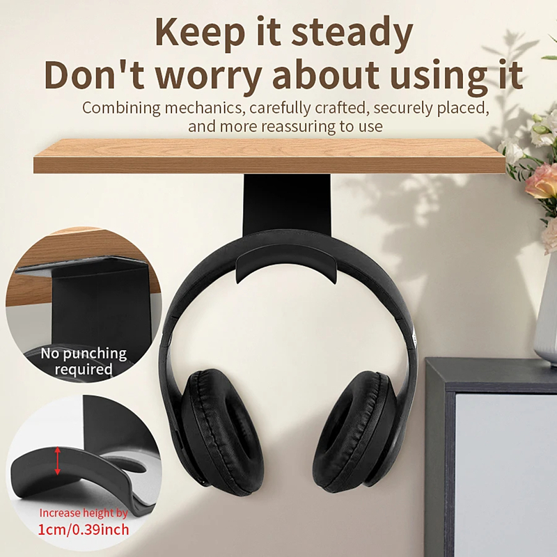 حامل سماعات رأس عالمي من البلا - مراجعة Headphone Stand Desk وسعره