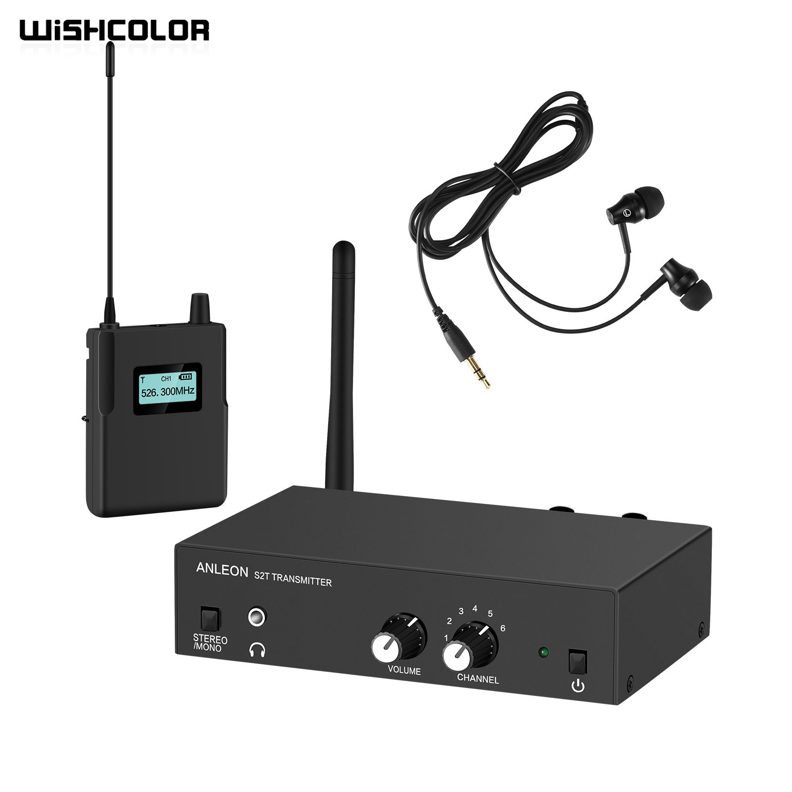 Wishcolor ANLEON S2 526-535MHz - مراجعة In Ear Monitor Iem وسعره