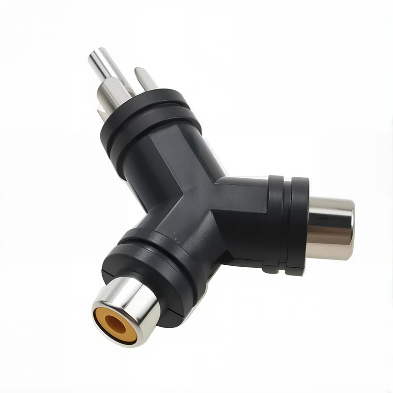5 قطعة RCA جاك أنثى إلى ذكر مو - مراجعة Audio Splitter Y وسعره