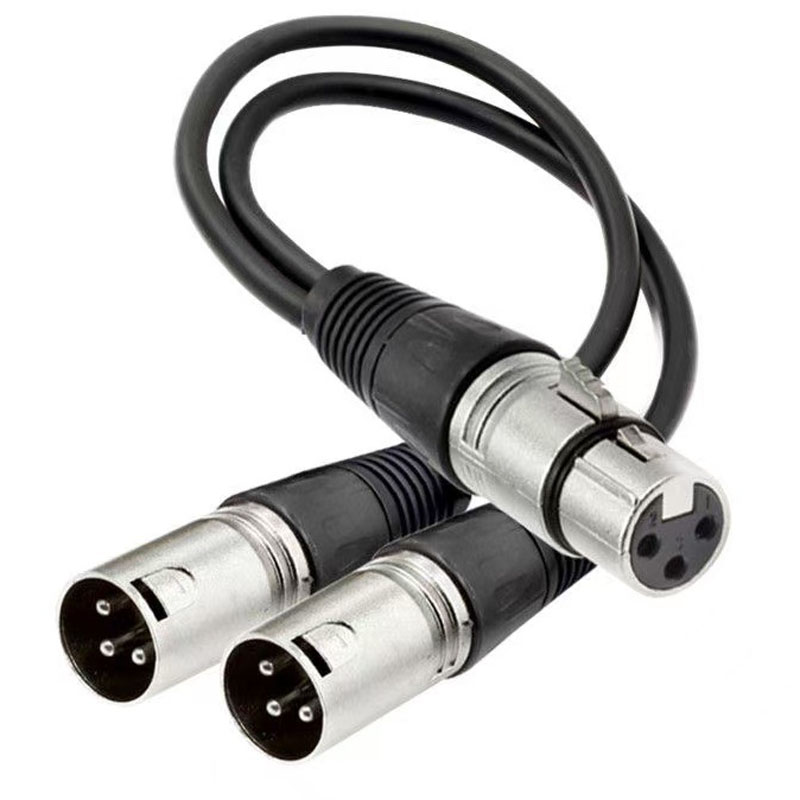 XLR الفاصل كابل 3 دبوس أنثى إل - مراجعة Audio Splitter Y وسعره