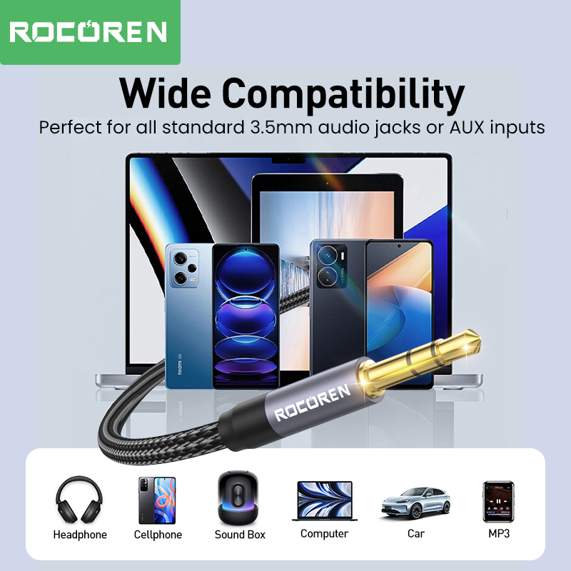 Rocoren 3.5 مللي متر جاك كابل  - مراجعة Cable Extension 3.5 وسعره