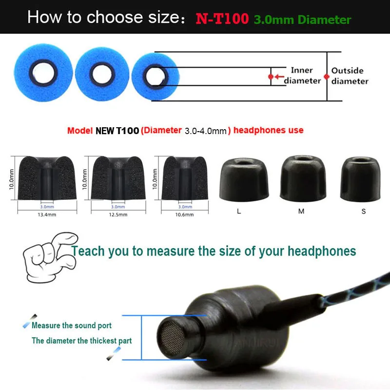 20 زوجًا من وسادات الأذن المصن - مراجعة Earphone Foam Tip وسعره