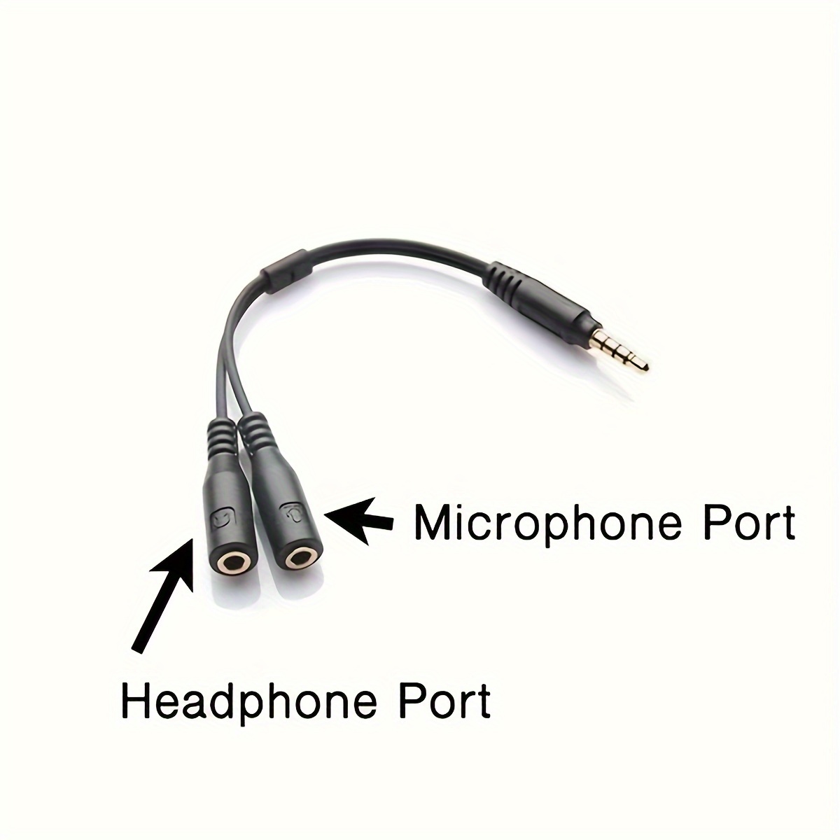 3.5 ملم صوت ستيريو 1 ذكر إلى 2 - مراجعة Audio Splitter Y وسعره