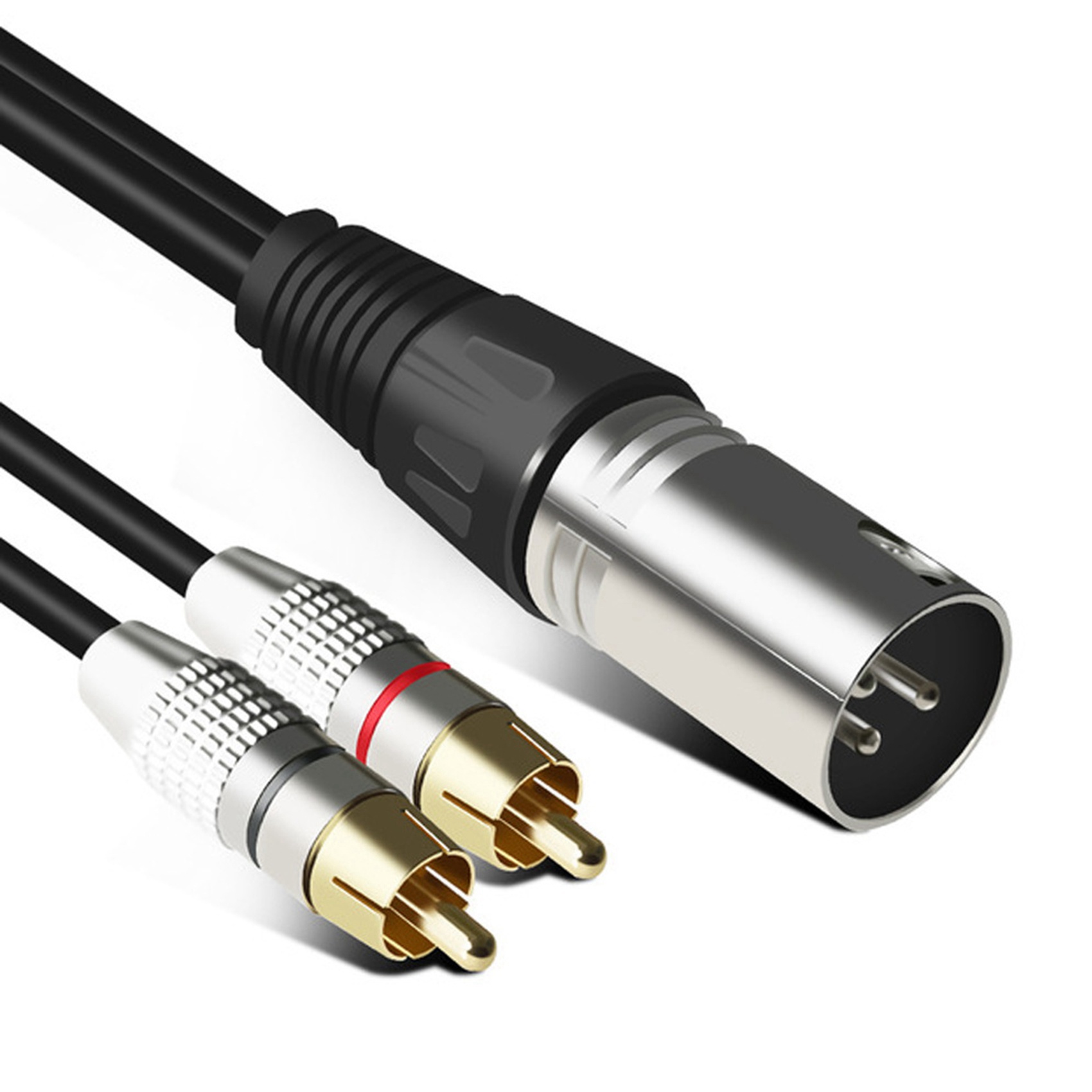 موصل كابل صوت ستيريو ، سلك مقس - مراجعة Audio Splitter Y وسعره